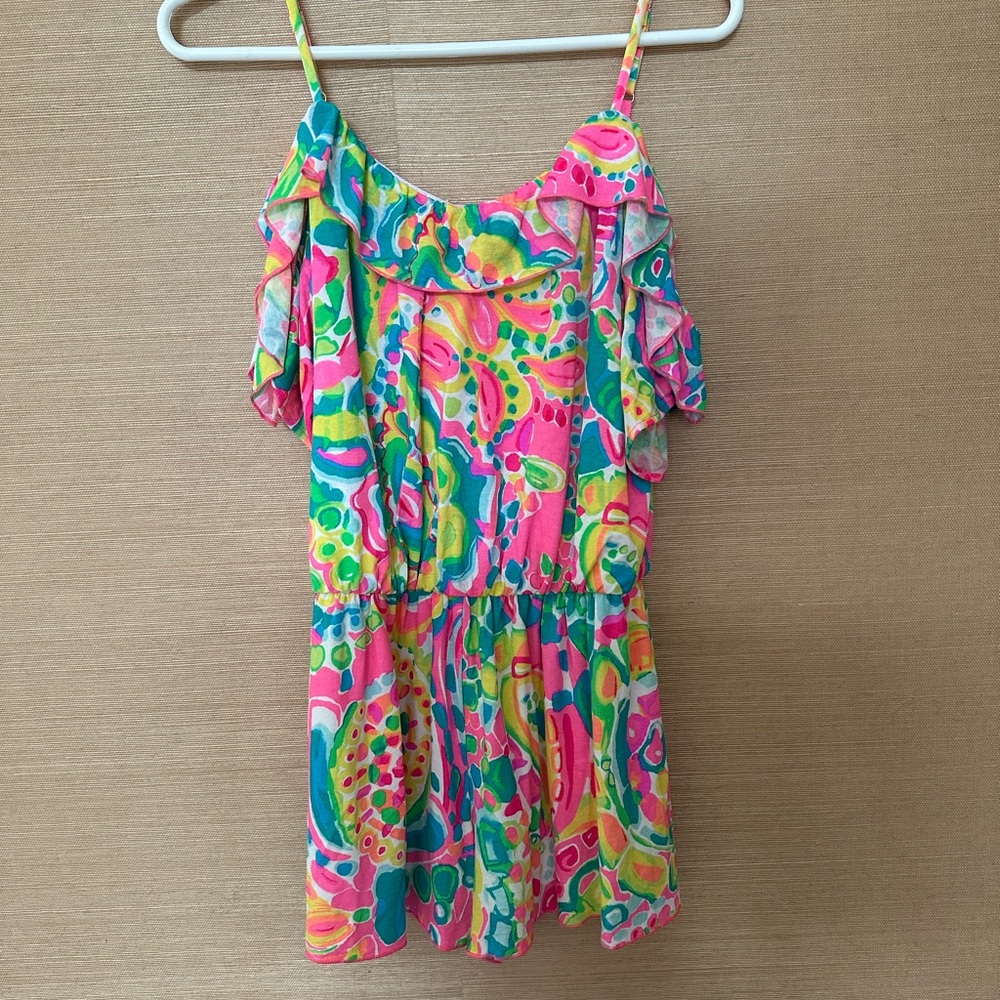 Lilly Pulitzer Size XS colorful romper dress